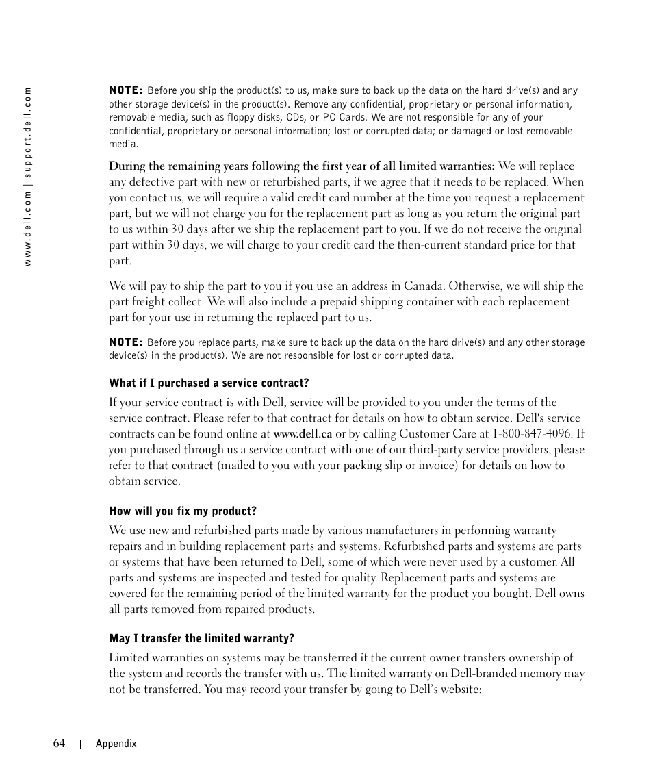 Dell 720 Color Printer User Manual | Page 64 / 76