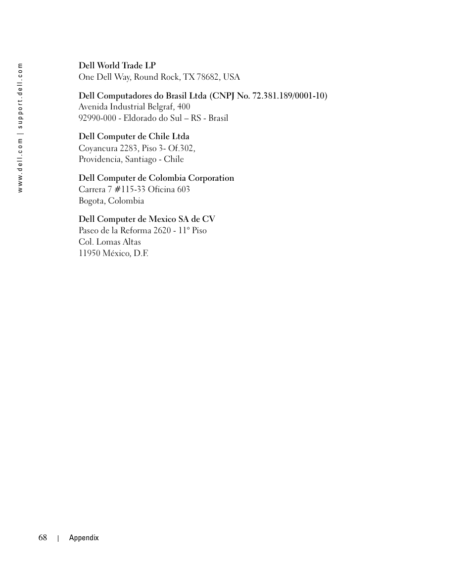 Dell 720 Color Printer User Manual | Page 68 / 76