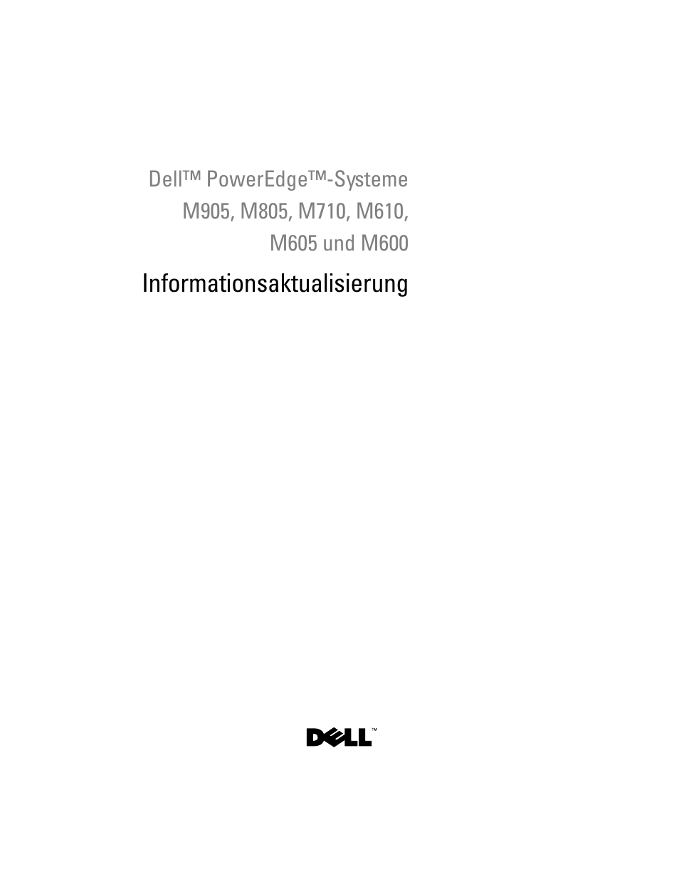 Informationsaktualisierung | Dell POWEREDGE M915 User Manual | Page 79 / 186