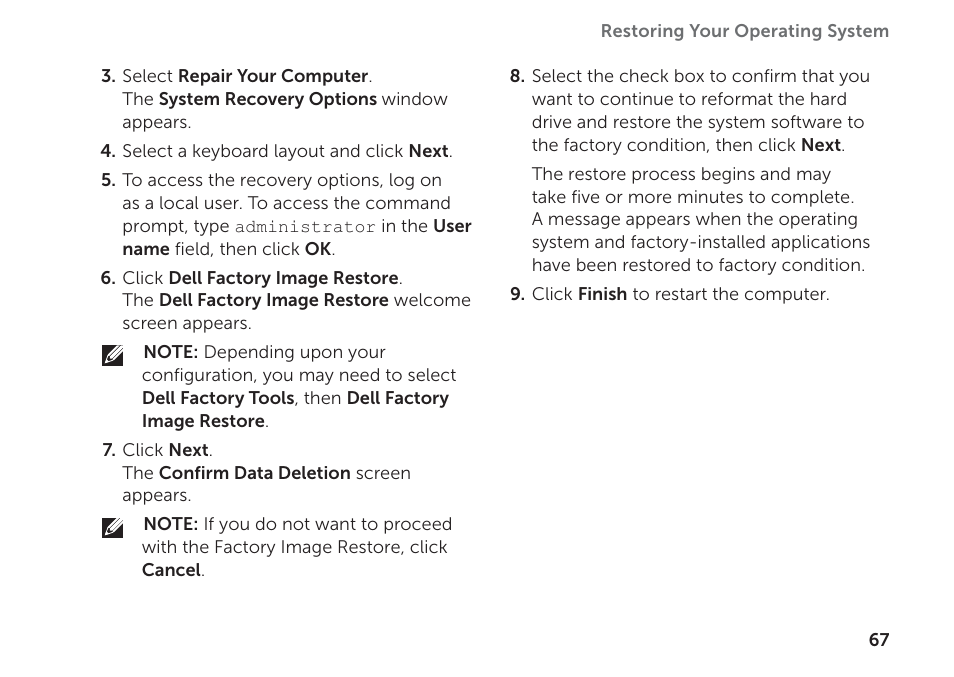 Dell Inspiron M411R (Mid 2011) User Manual | Page 69 / 96