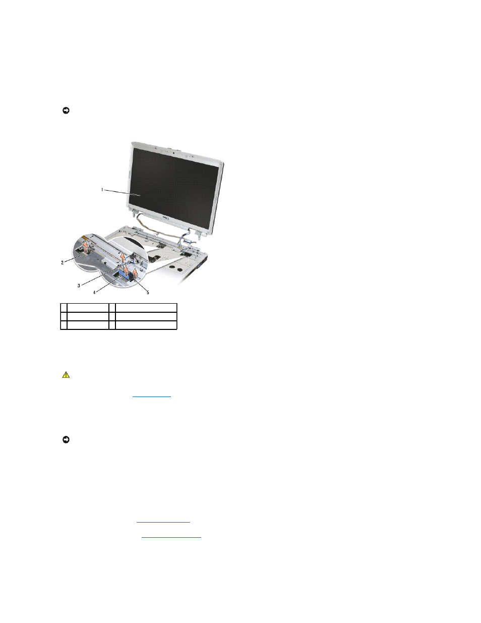 Replacing the display assembly | Dell Inspiron 1721 (Mid 2007) User Manual | Page 25 / 68
