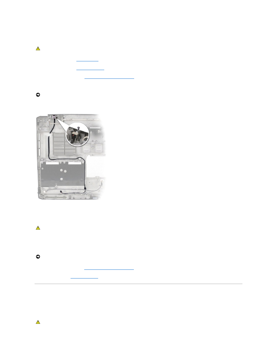 Expresscard cage, Removing the modem connector, Replacing the modem connector | Removing the expresscard cage | Dell Inspiron 1721 (Mid 2007) User Manual | Page 7 / 68