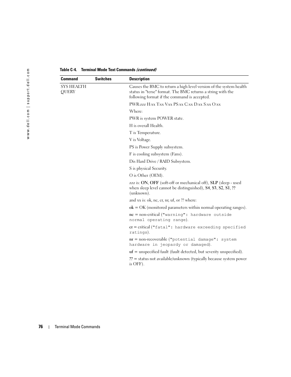 Dell PowerEdge 7250 User Manual | Page 78 / 102