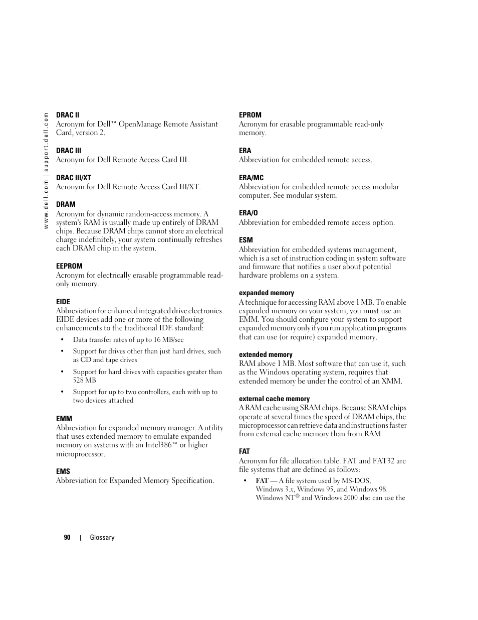 Dell PowerEdge 7250 User Manual | Page 92 / 102