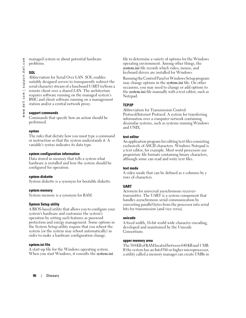 Dell PowerEdge 7250 User Manual | Page 98 / 102