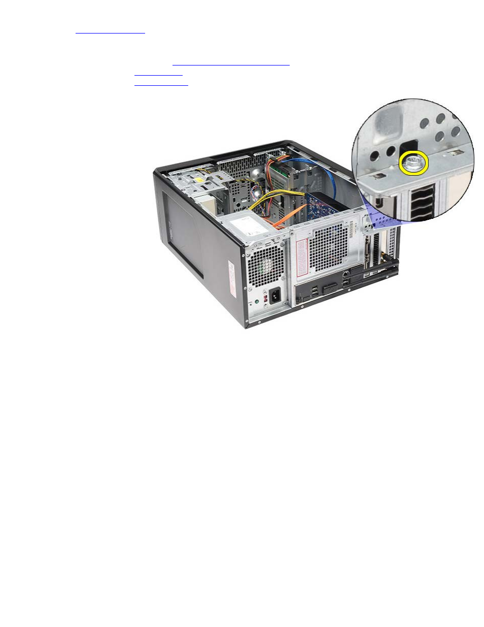 Removing the video card | Dell Vostro 460 (Late 2010) User Manual | Page 52 / 103