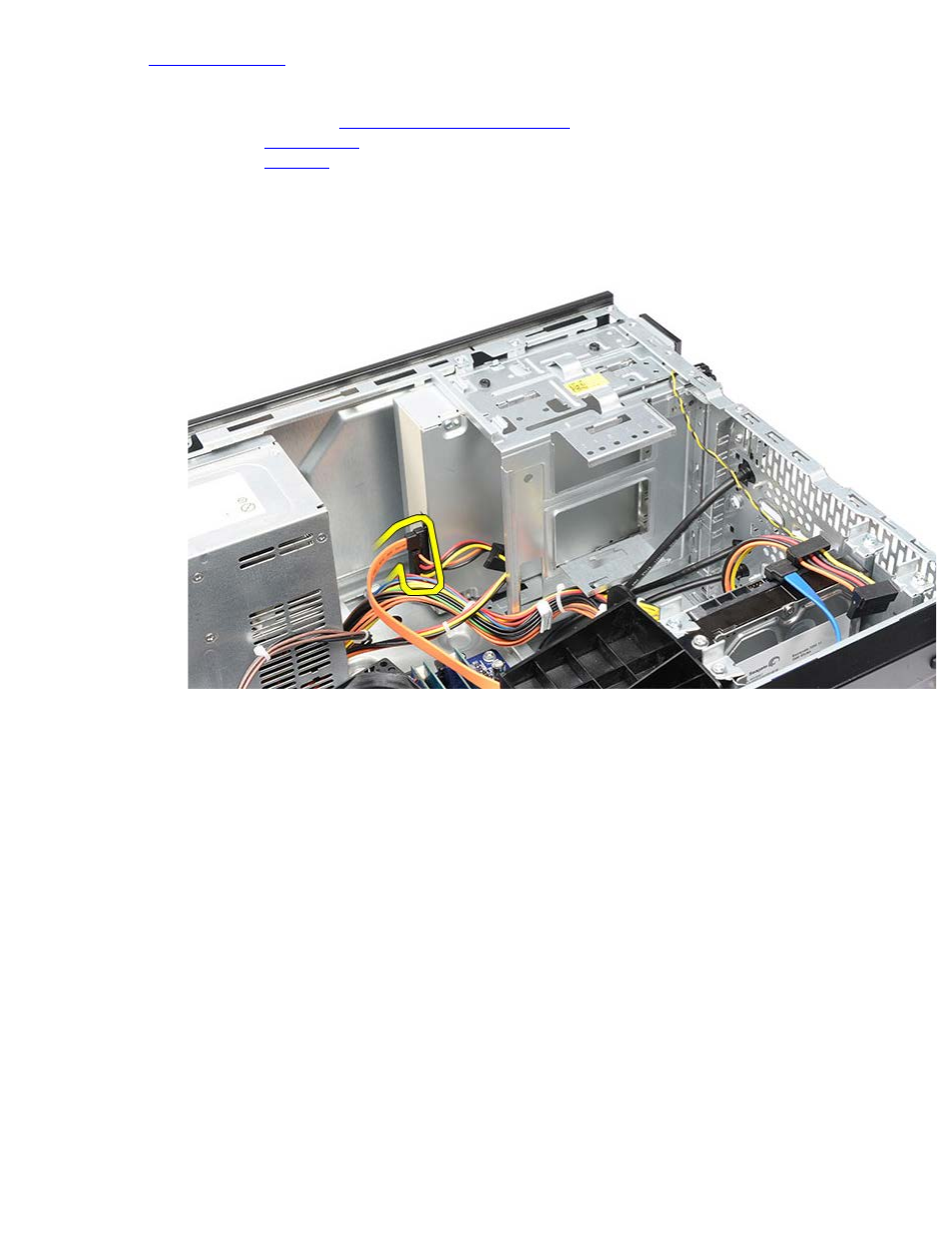 Removing the optical drive | Dell Vostro 460 (Late 2010) User Manual | Page 62 / 103