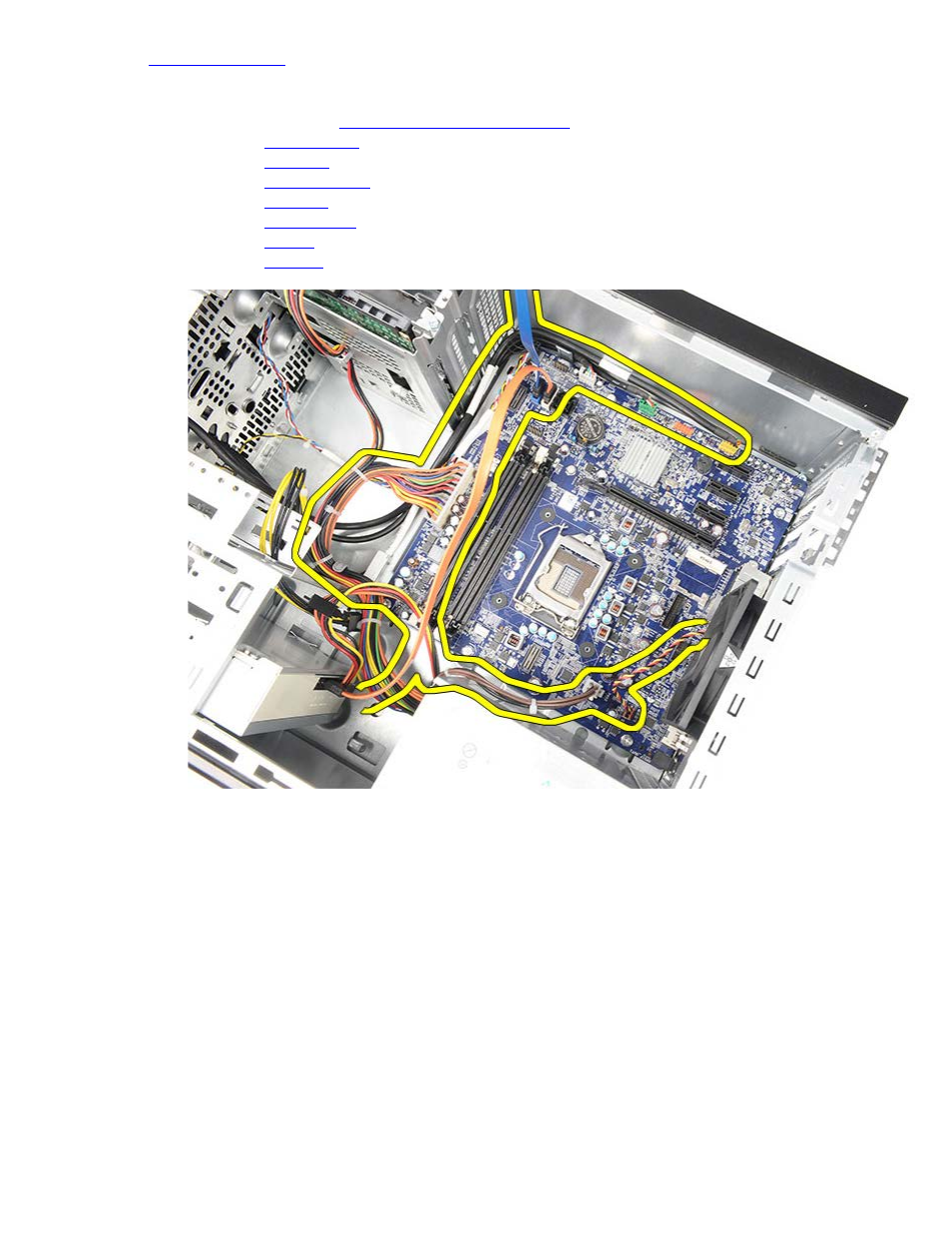 Removing the system board | Dell Vostro 460 (Late 2010) User Manual | Page 78 / 103