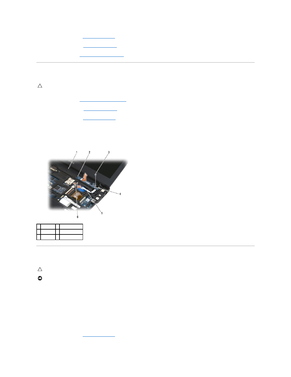 Removing the right led board, Replacing the right led board | Dell Latitude E4200 (Late 2008) User Manual | Page 33 / 73