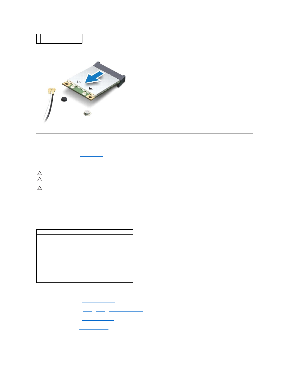 Replacing the mini-card(s) | Dell Inspiron 10z (1120, Mid 2010) User Manual | Page 39 / 54