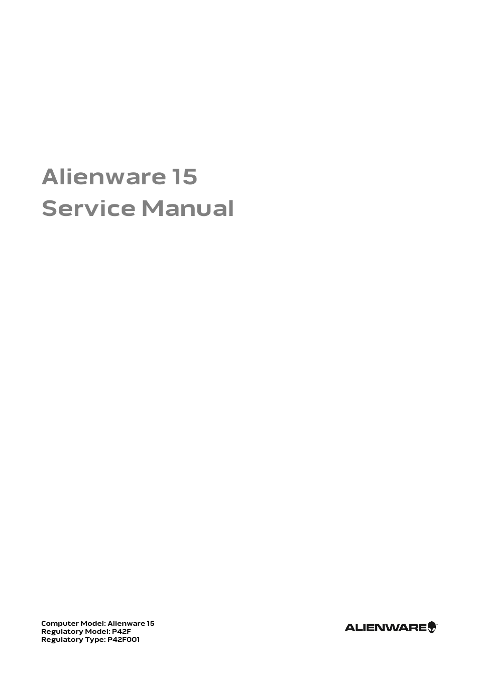 Dell Alienware 15 (Early 2015) User Manual | 149 pages