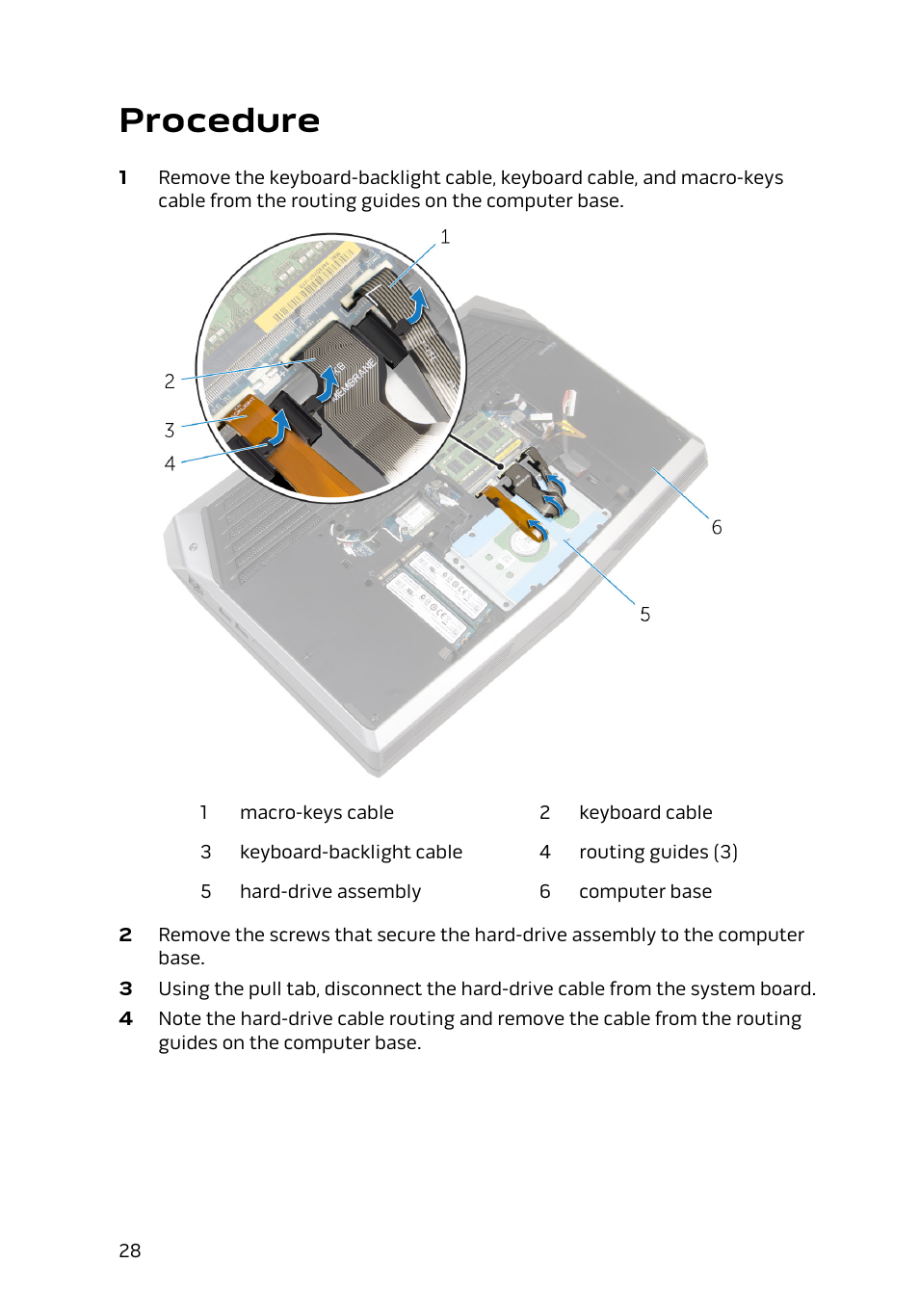 Procedure | Dell Alienware 15 (Early 2015) User Manual | Page 28 / 149