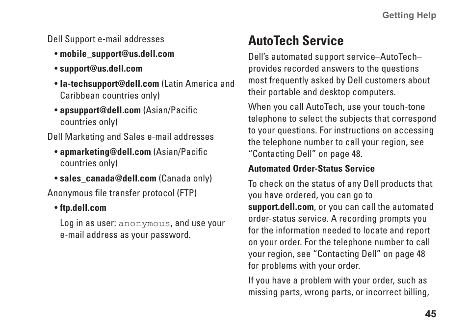 Autotech service | Dell Studio 1555 (Early 2009) User Manual | Page 47 / 70