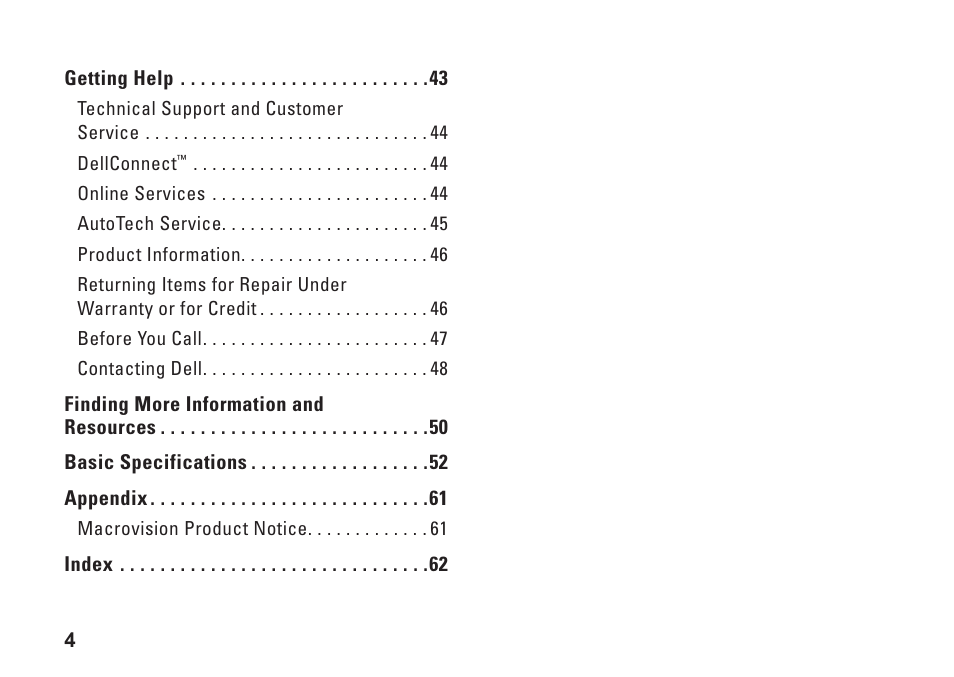 Dell Studio 1555 (Early 2009) User Manual | Page 6 / 70