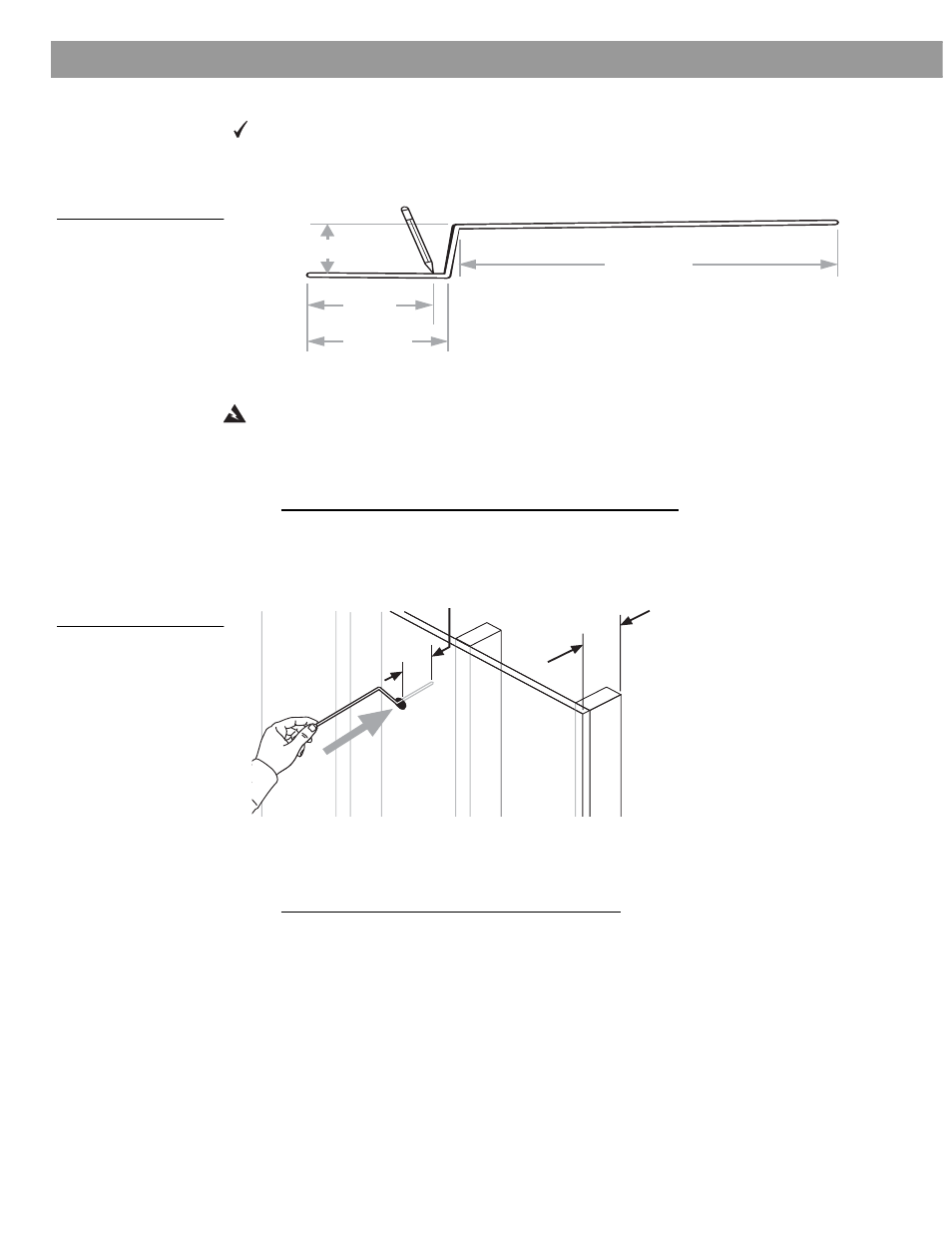 Steps to installing, Testing the space behind the hole | Bose AM267565 User Manual | Page 18 / 34