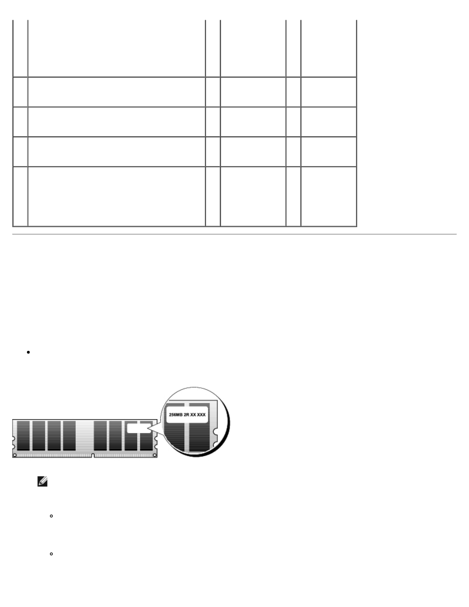 Memory | Dell XPS 710 User Manual | Page 24 / 88