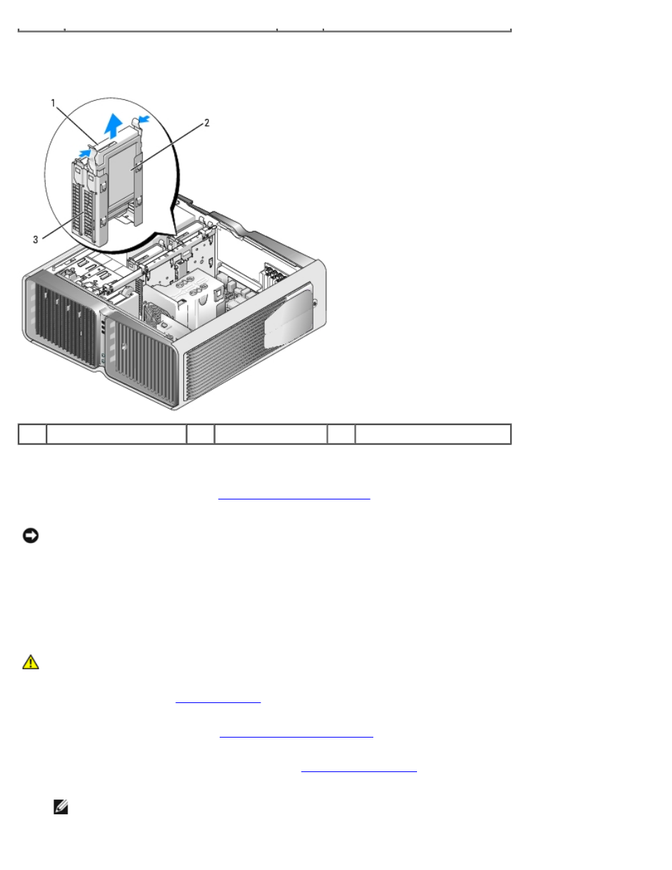 Installing a hard drive | Dell XPS 710 User Manual | Page 41 / 88
