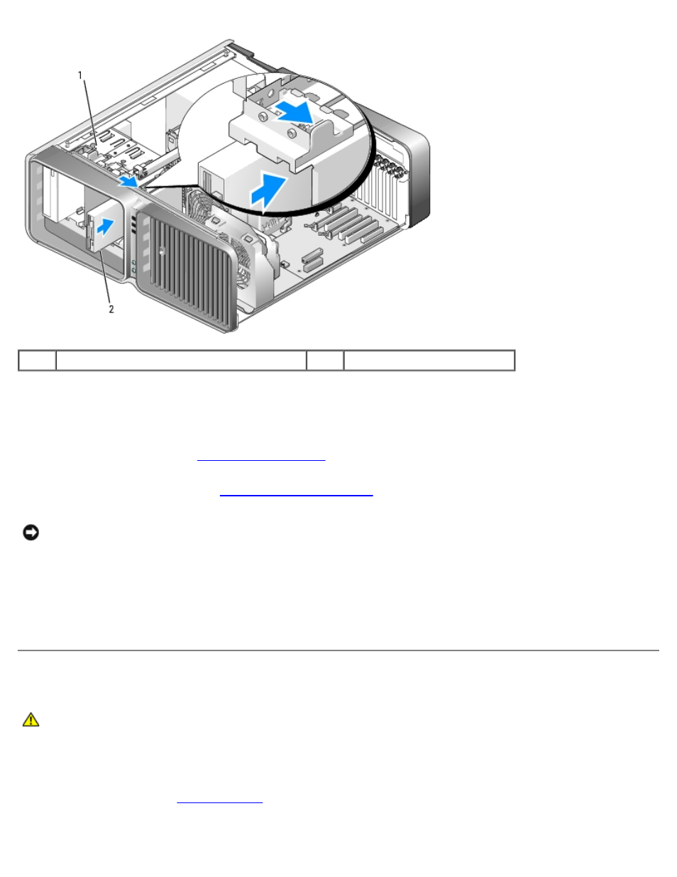 Media card reader, Removing a media card reader | Dell XPS 710 User Manual | Page 48 / 88
