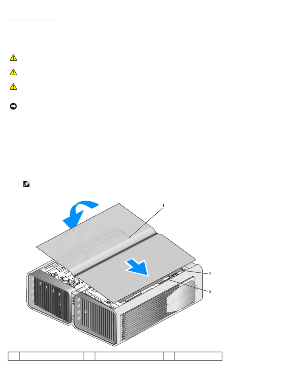 Replacing the computer cover | Dell XPS 710 User Manual | Page 63 / 88