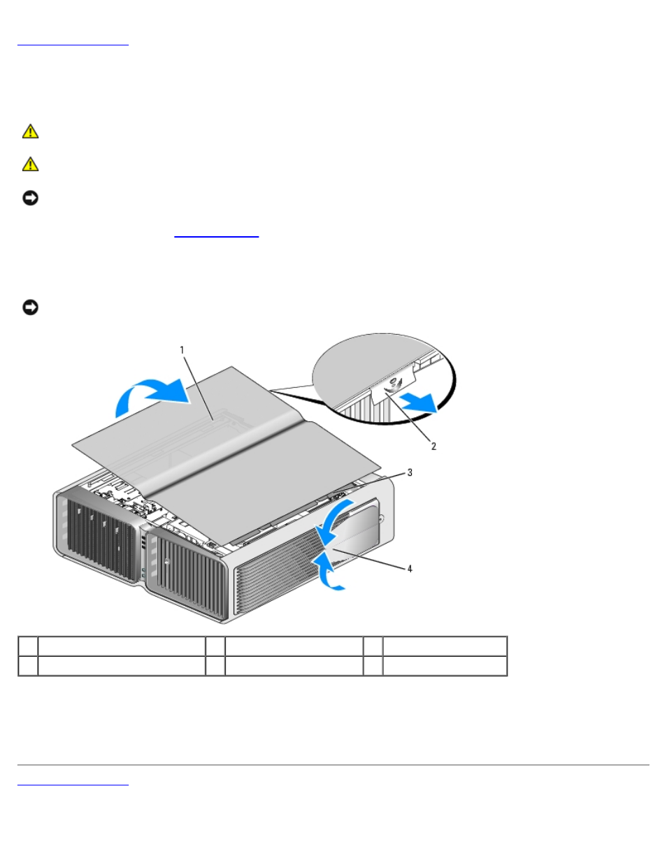 Removing the computer cover | Dell XPS 710 User Manual | Page 9 / 88