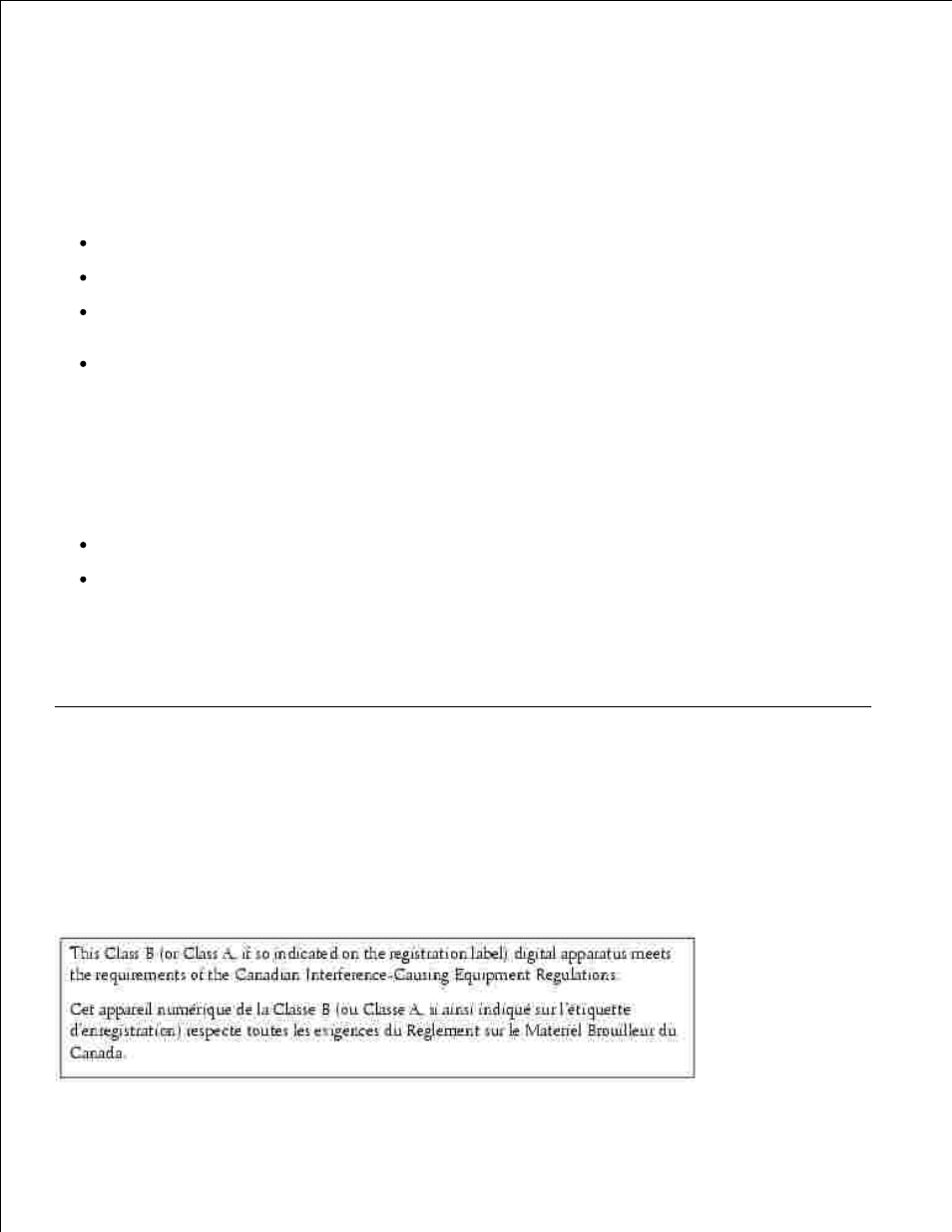 Ic notice (canada only), Fcc identification information | Dell 1710/n Mono Laser Printer User Manual | Page 107 / 116