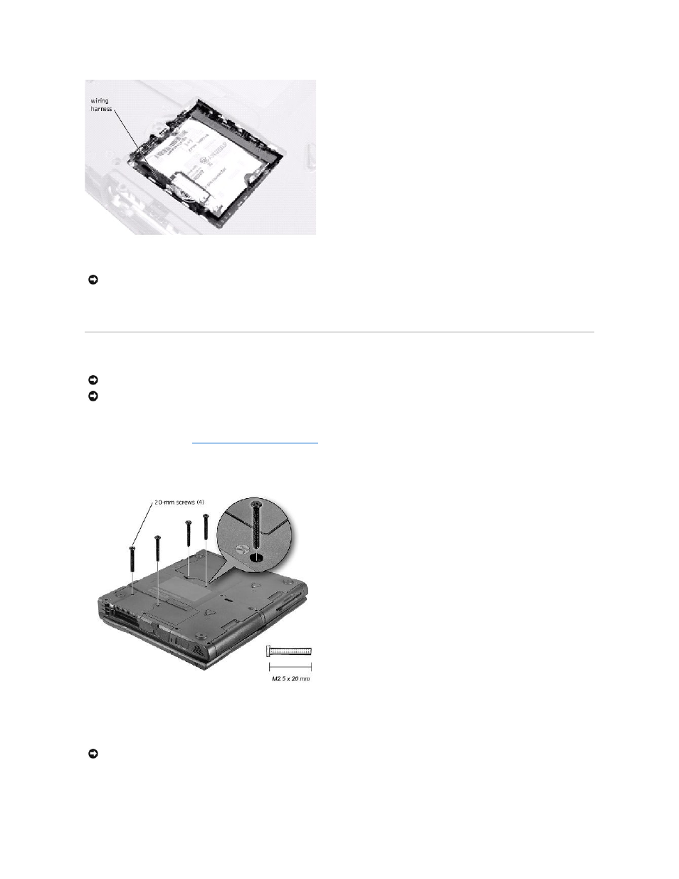 Keyboard assembly, Removing the keyboard assembly | Dell Inspiron 2500 User Manual | Page 19 / 62