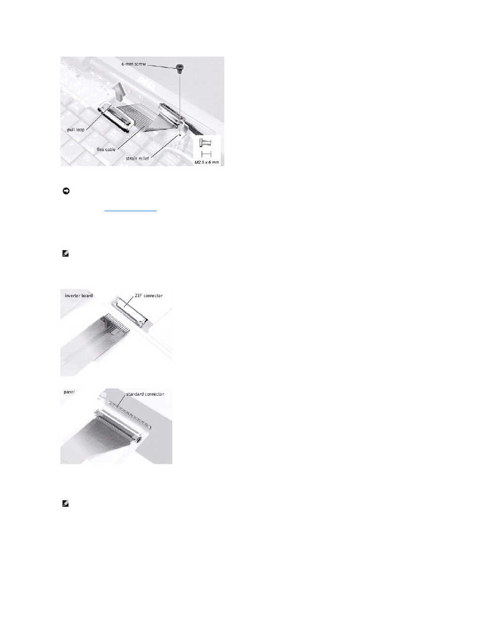 Replacing the display panel | Dell Inspiron 2500 User Manual | Page 27 / 62