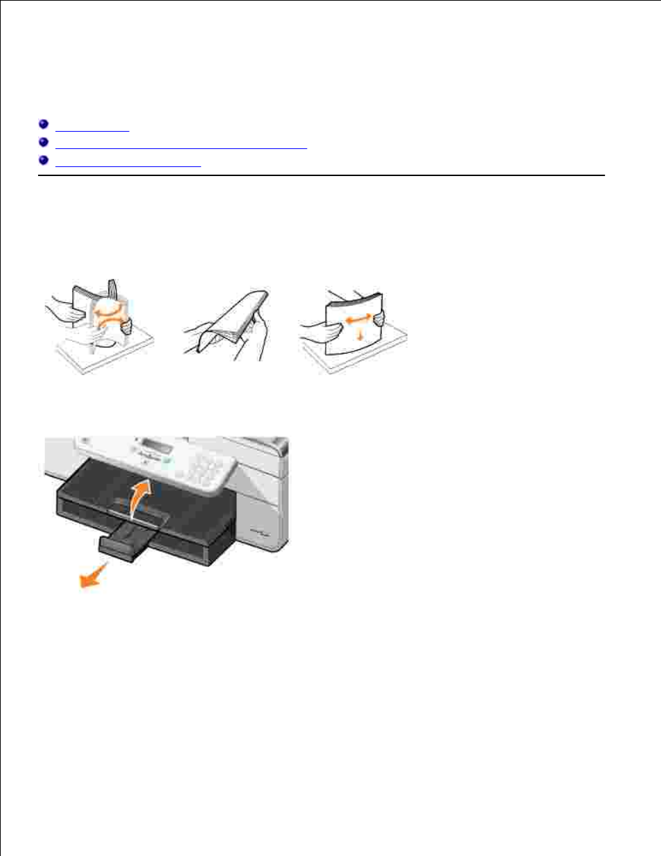 Understanding paper and specialty media guidelines, Loading paper | Dell 946 All In One Printer User Manual | Page 29 / 101