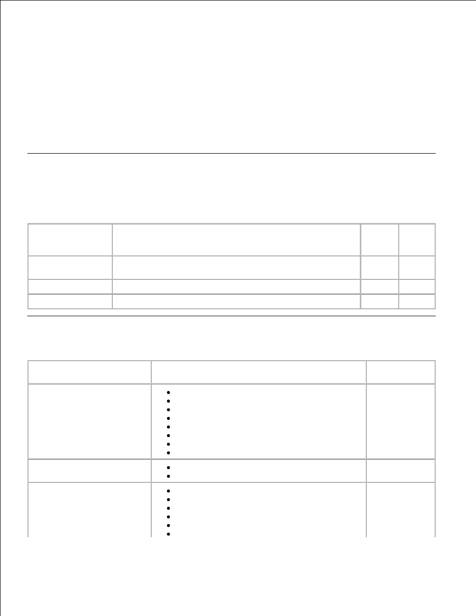 Operating system support, Print media guidelines for the paper input tray | Dell 946 All In One Printer User Manual | Page 97 / 101