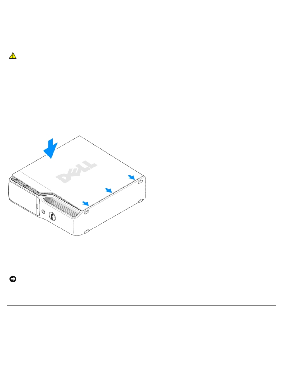 Replacing the computer cover, Computer cover | Dell Dimension 5150C User Manual | Page 41 / 65