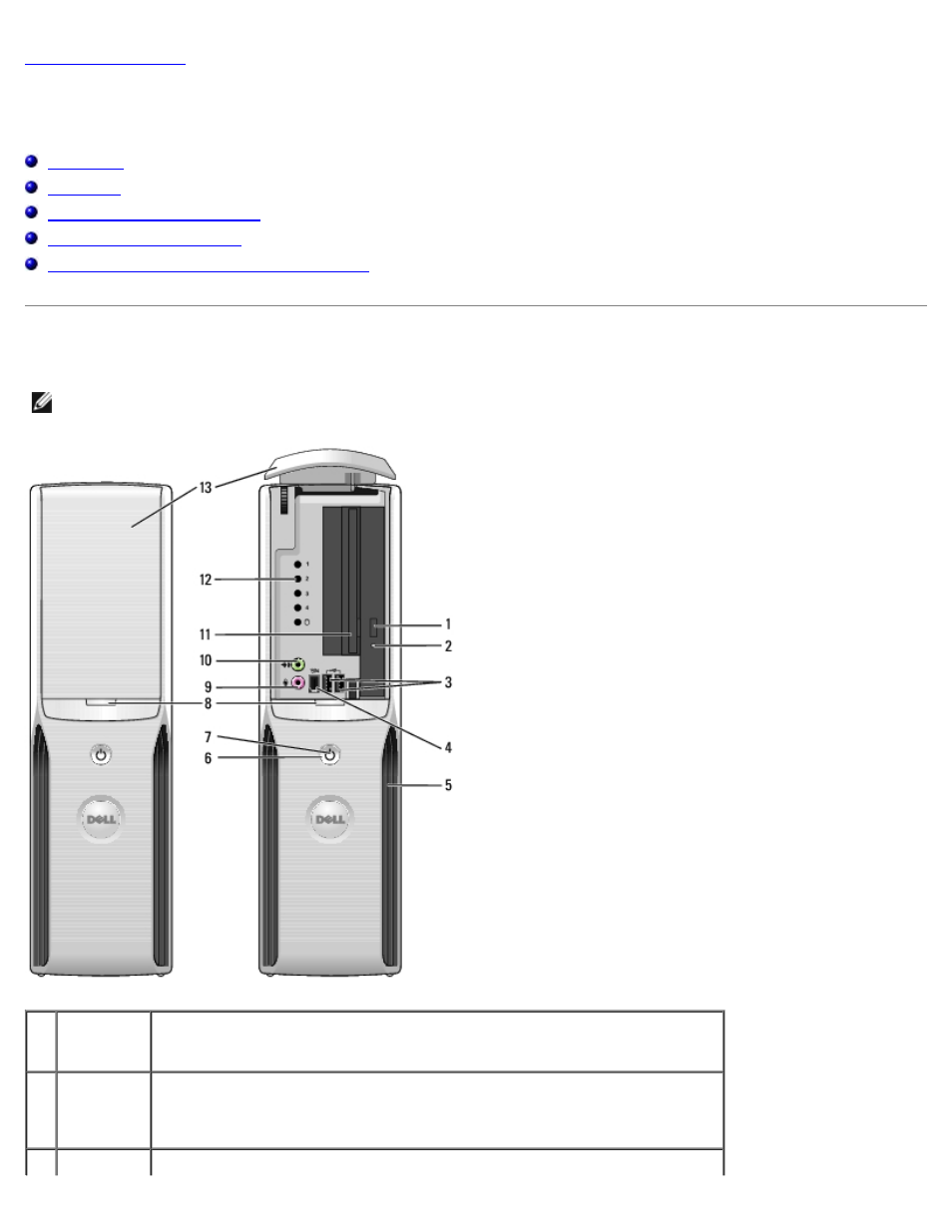 Technical overview, Front view | Dell Dimension 5150C User Manual | Page 44 / 65