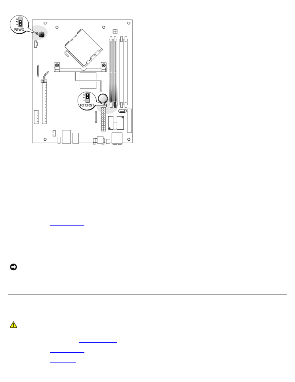Clearing cmos settings | Dell Dimension 5150C User Manual | Page 64 / 65