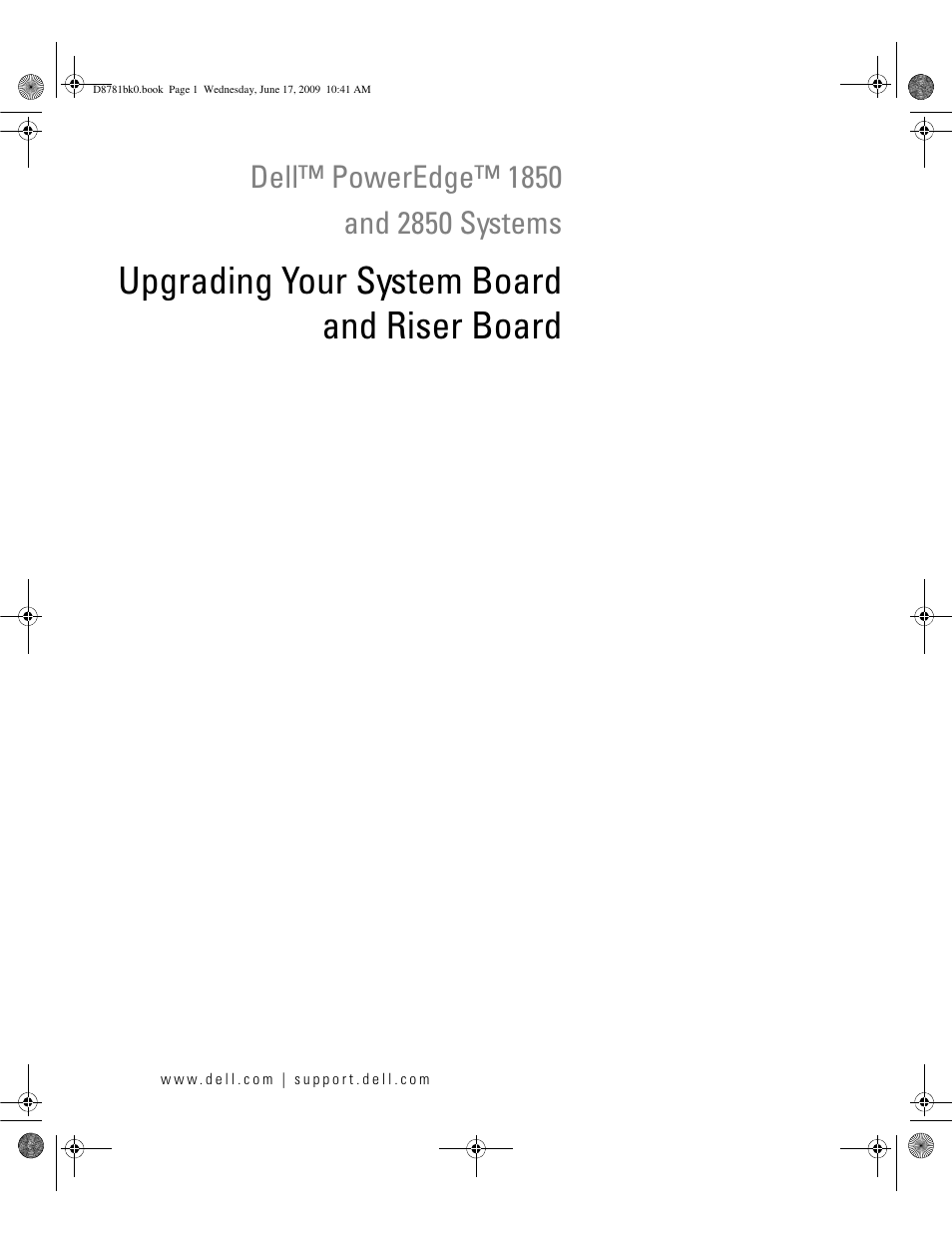 Dell PowerEdge 1850 User Manual | 10 pages