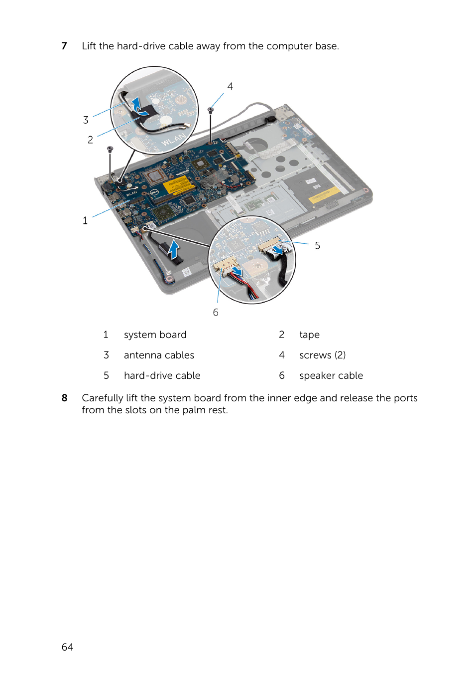 Dell Inspiron 14 (5445, Mid 2014) User Manual | Page 64 / 100