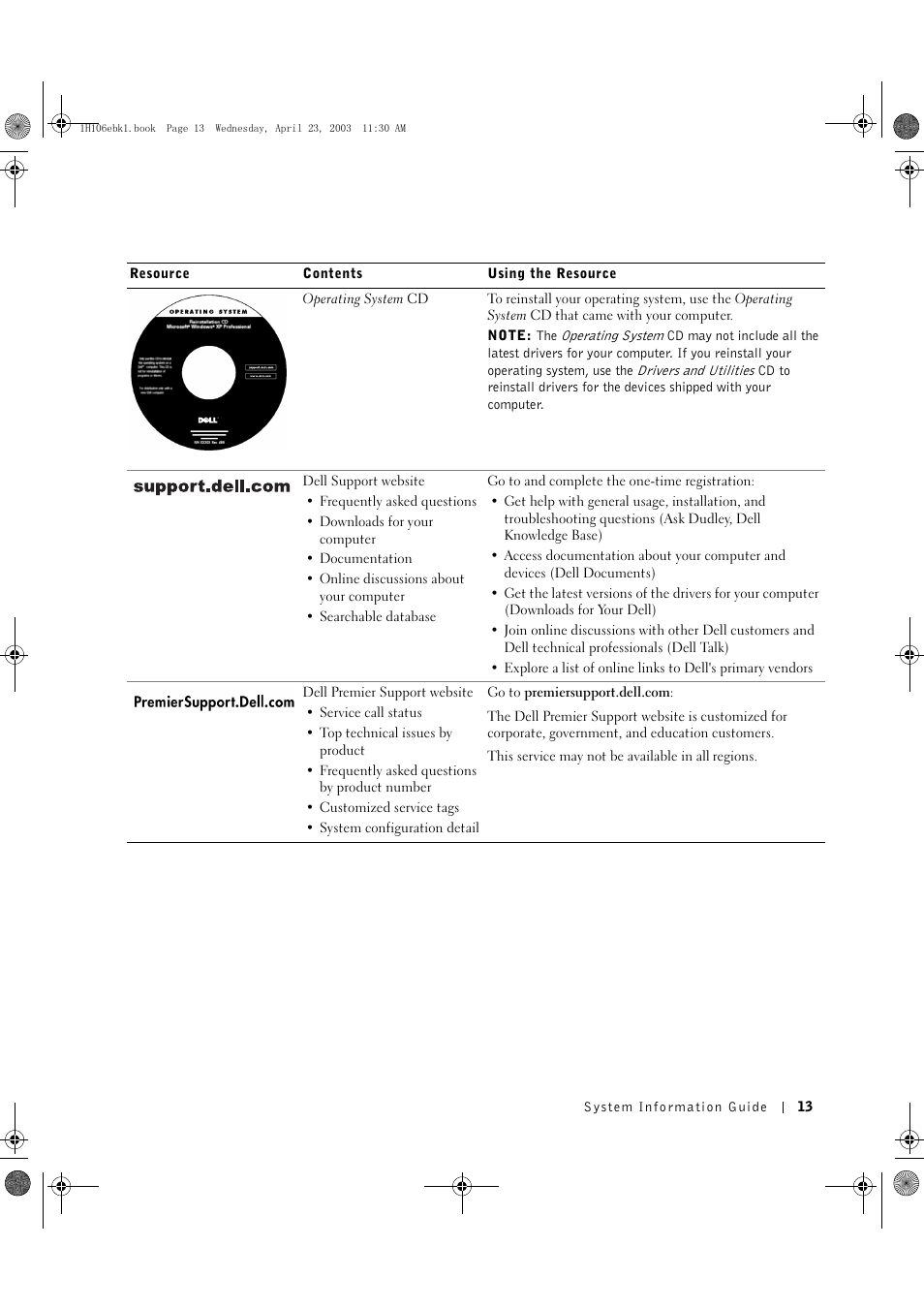 Dell Latitude C840 User Manual | Page 15 / 122