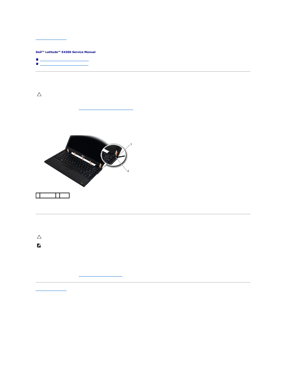 Led dashboard cover, Removing the led dashboard cover, Replacing the led dashboard cover | Dell Latitude E4300 (Late 2008) User Manual | Page 37 / 80