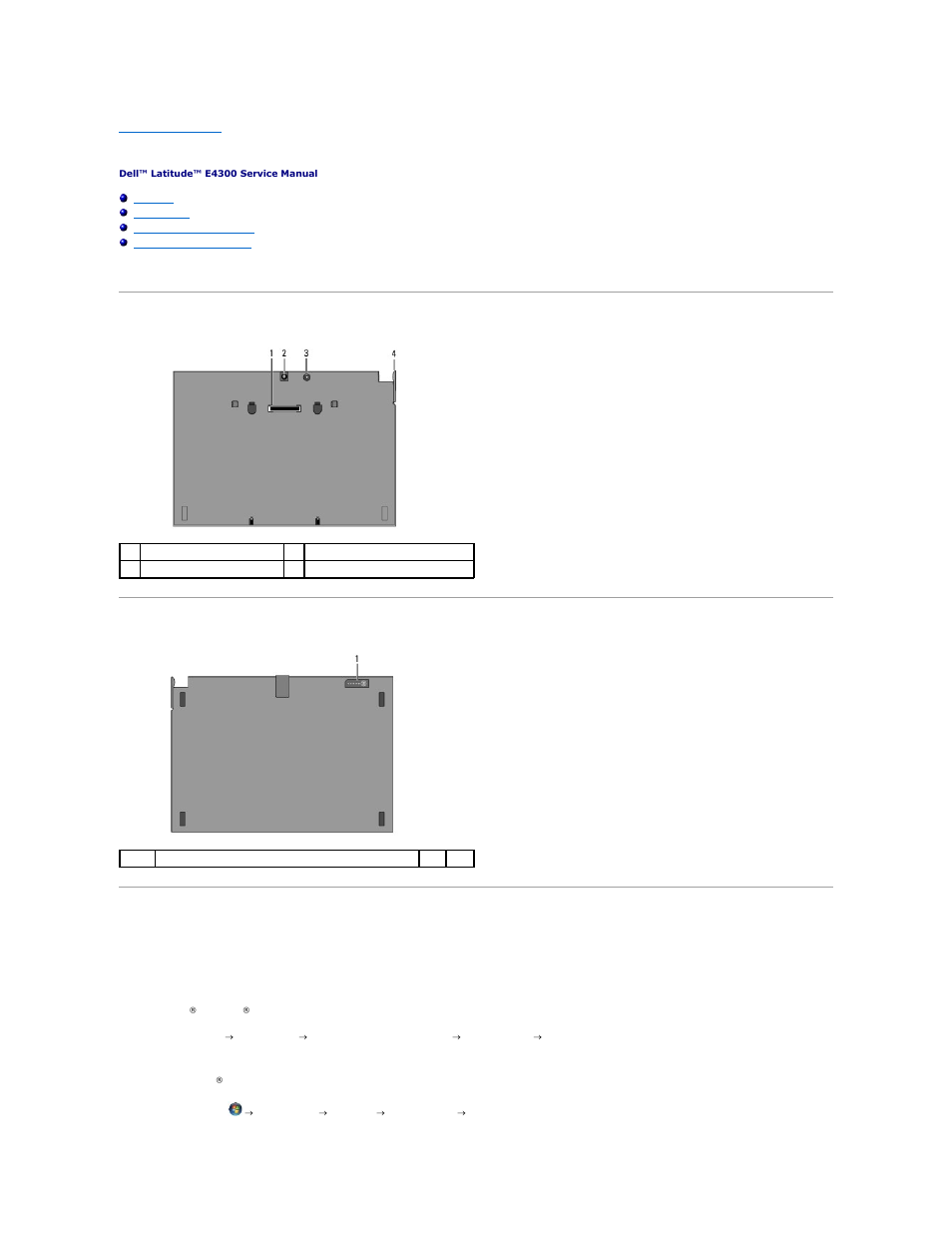 Battery slice, Top view, Bottom view | Detaching the battery slice | Dell Latitude E4300 (Late 2008) User Manual | Page 5 / 80