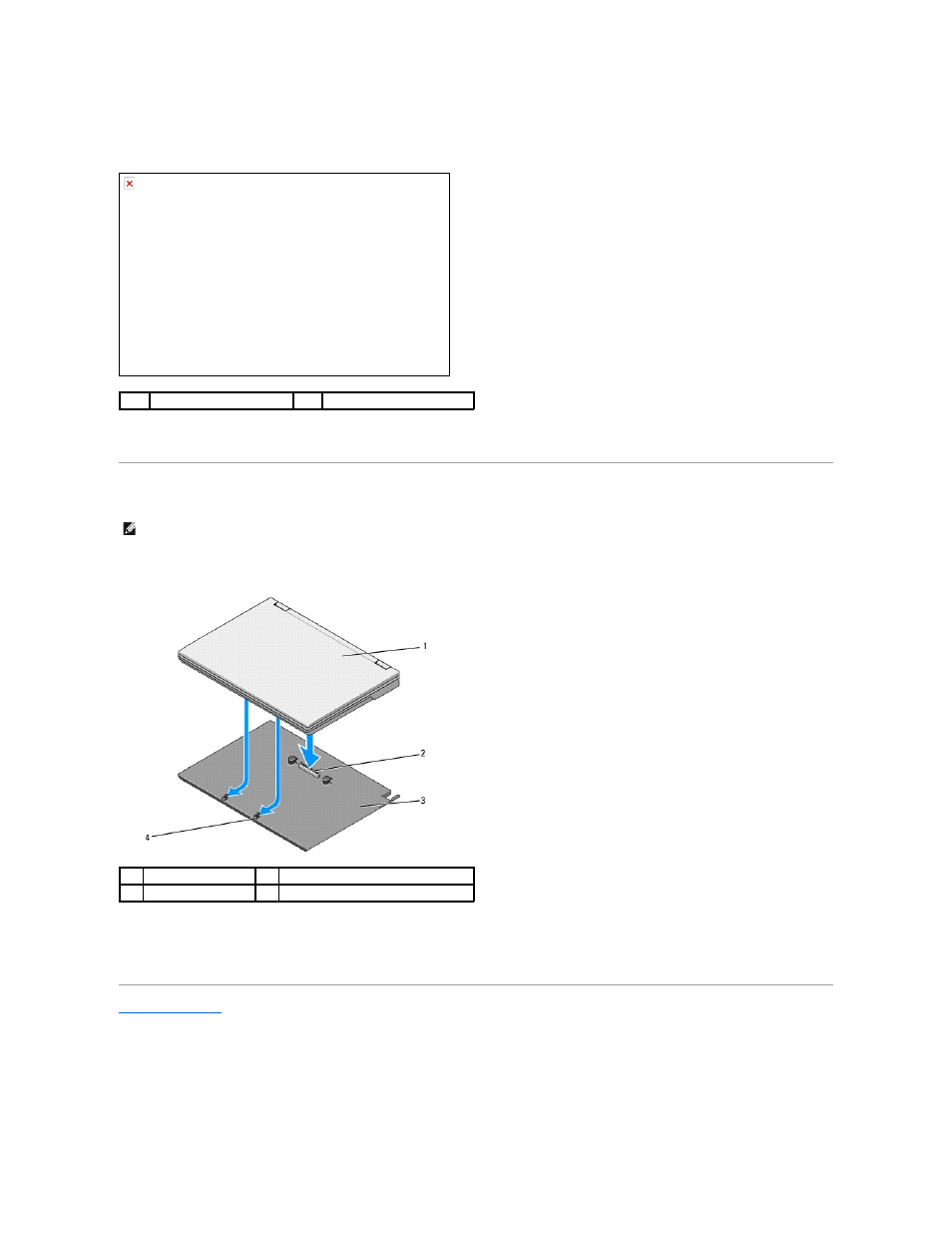 Attaching the battery slice | Dell Latitude E4300 (Late 2008) User Manual | Page 6 / 80