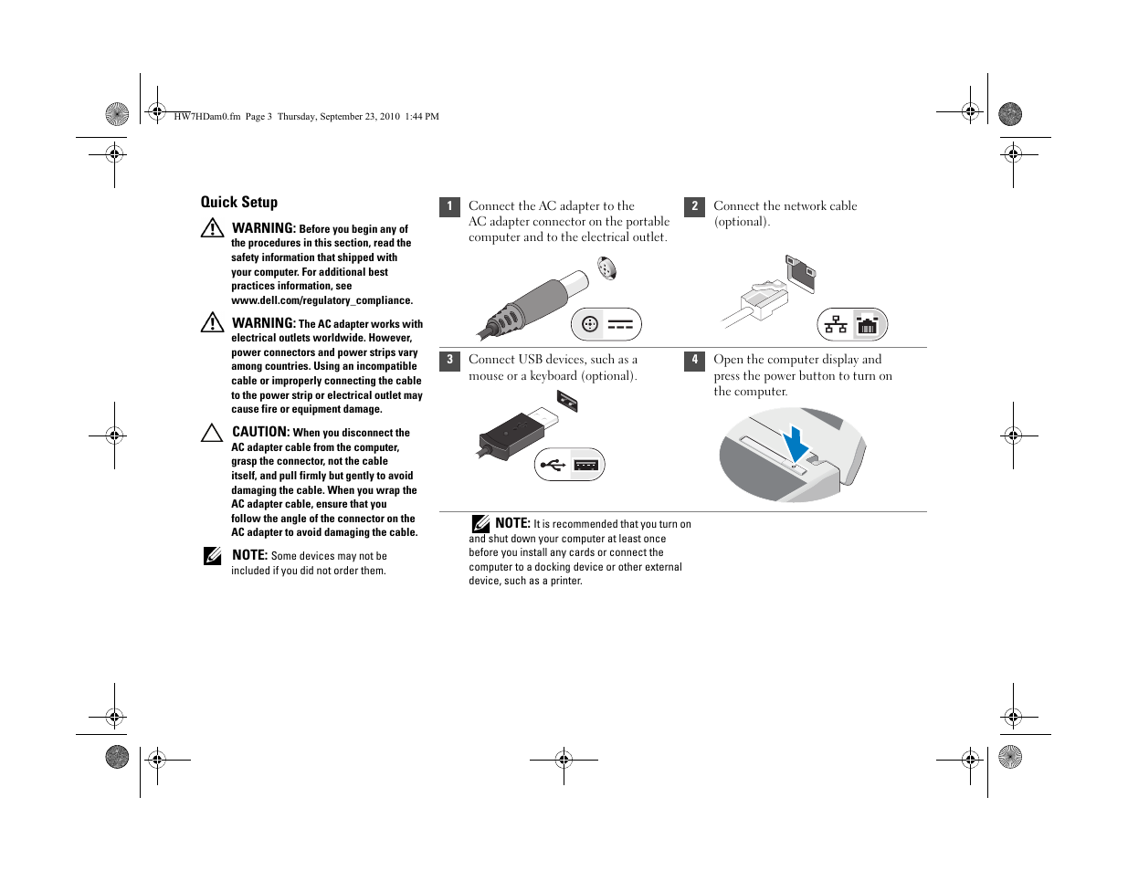 Dell Latitude 2120 (Late 2010) User Manual | Page 3 / 6