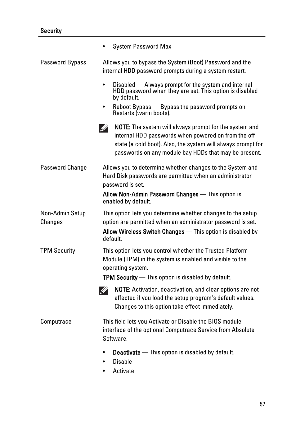 Dell OptiPlex 990 (Early 2011) User Manual | Page 57 / 94
