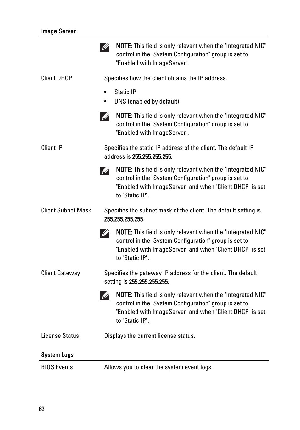Dell OptiPlex 990 (Early 2011) User Manual | Page 62 / 94