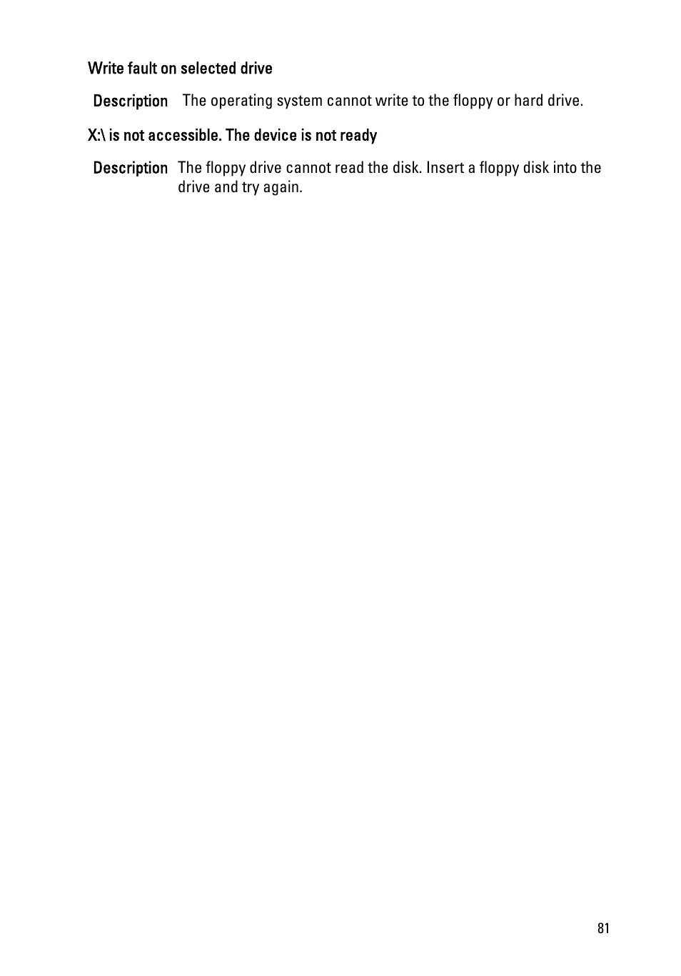 Dell OptiPlex 990 (Early 2011) User Manual | Page 81 / 94