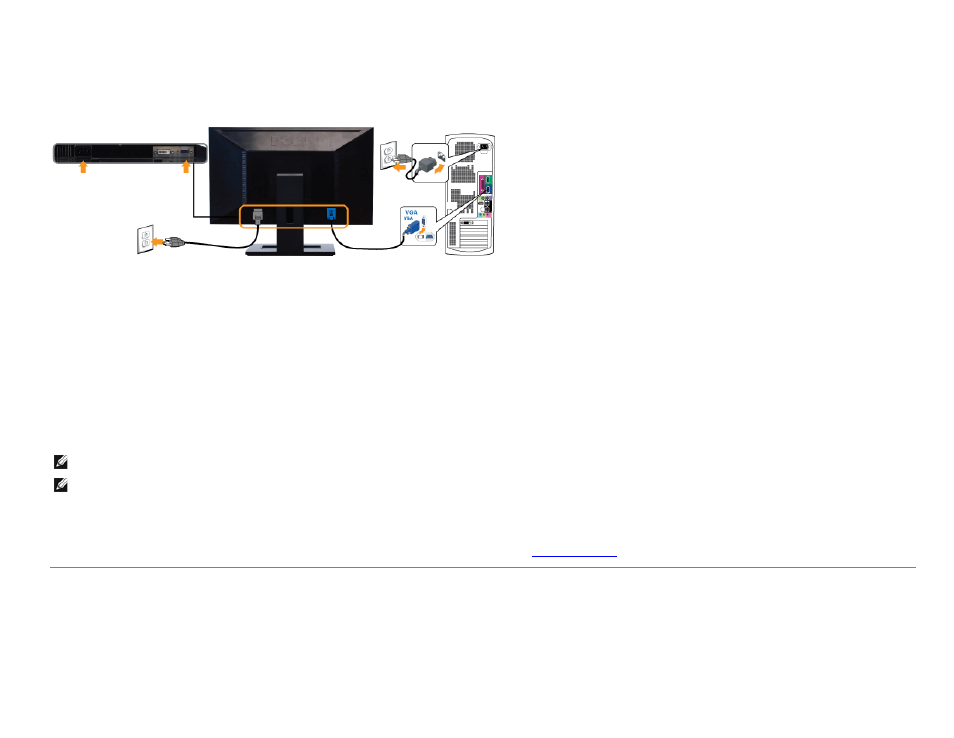 Attaching the soundbar (optional) | Dell IN2020M Monitor User Manual | Page 15 / 28
