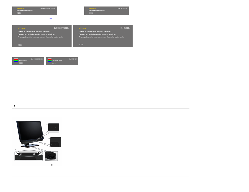 Setting the maximum resolution, Using the dell soundbar (optional), Using the tilt | Dell IN2020M Monitor User Manual | Page 23 / 28