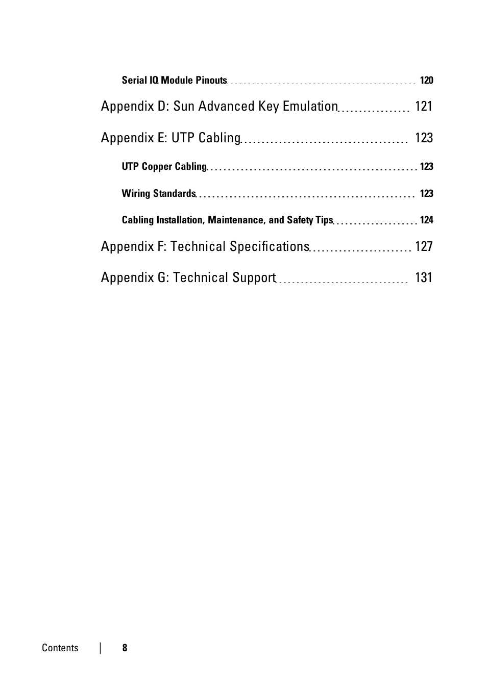 Dell KVM 1081AD/ KVM 2161AD User Manual | Page 8 / 140