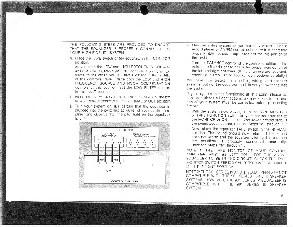 Bose Direct / Reflecting 901 Series 4 User Manual | Page 9 / 20