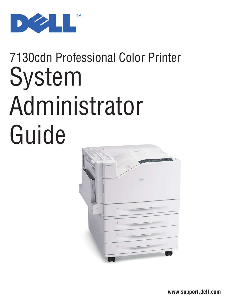 Dell 7130cdn Color Laser Printer User Manual | 116 pages