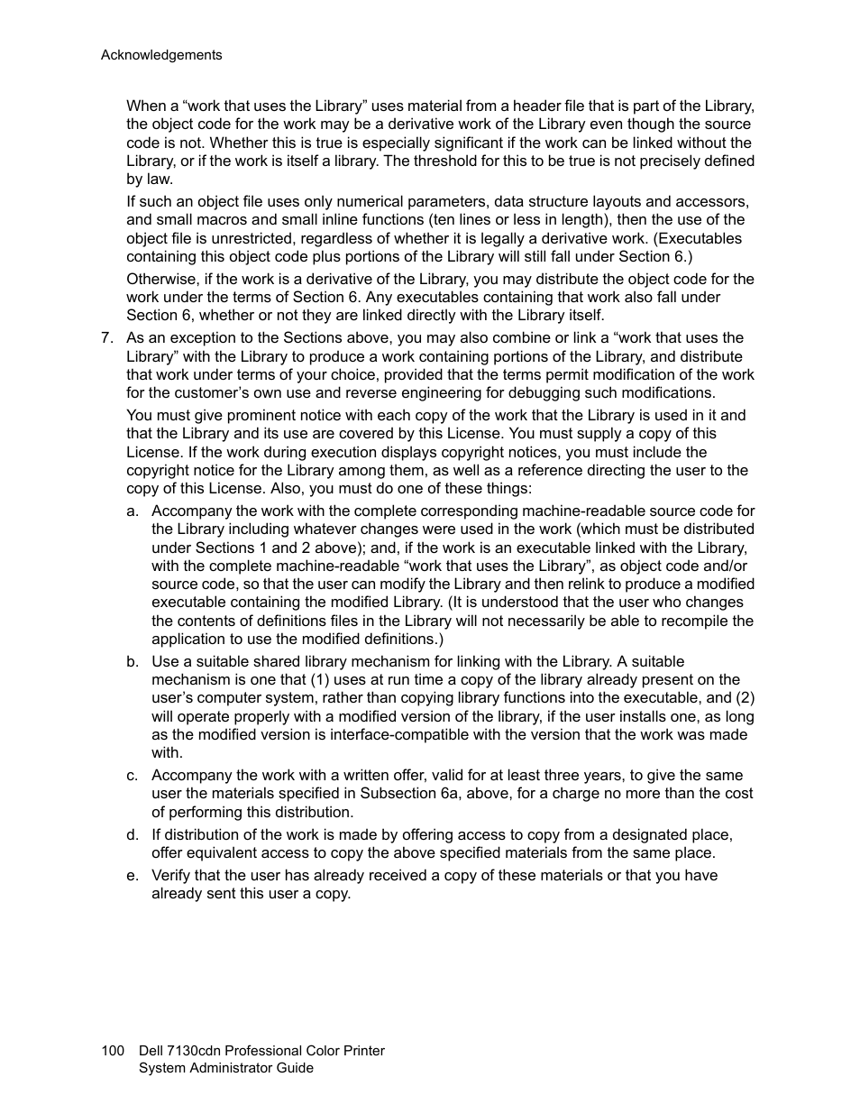 Dell 7130cdn Color Laser Printer User Manual | Page 100 / 116