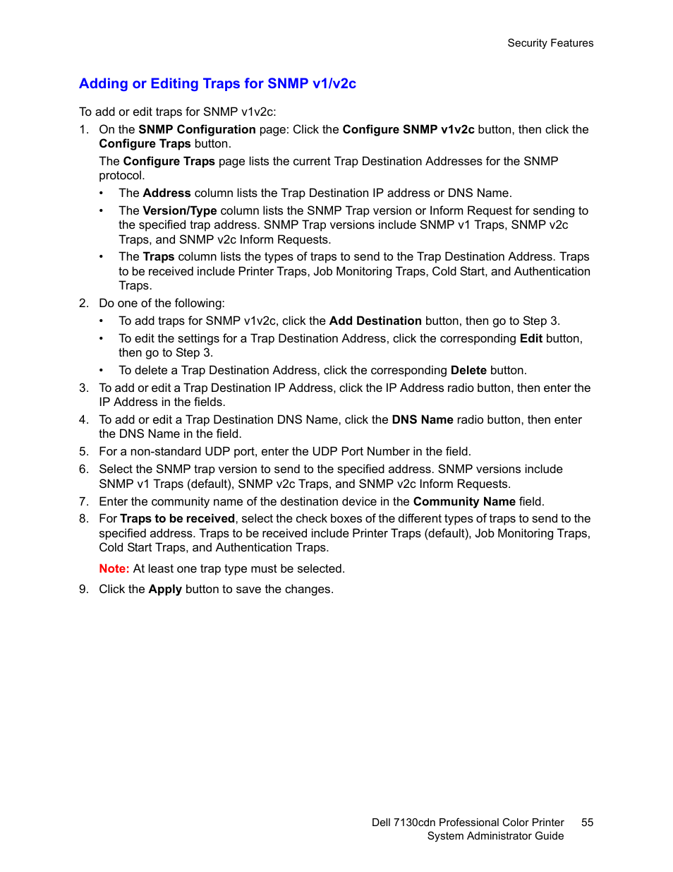 Dell 7130cdn Color Laser Printer User Manual | Page 55 / 116