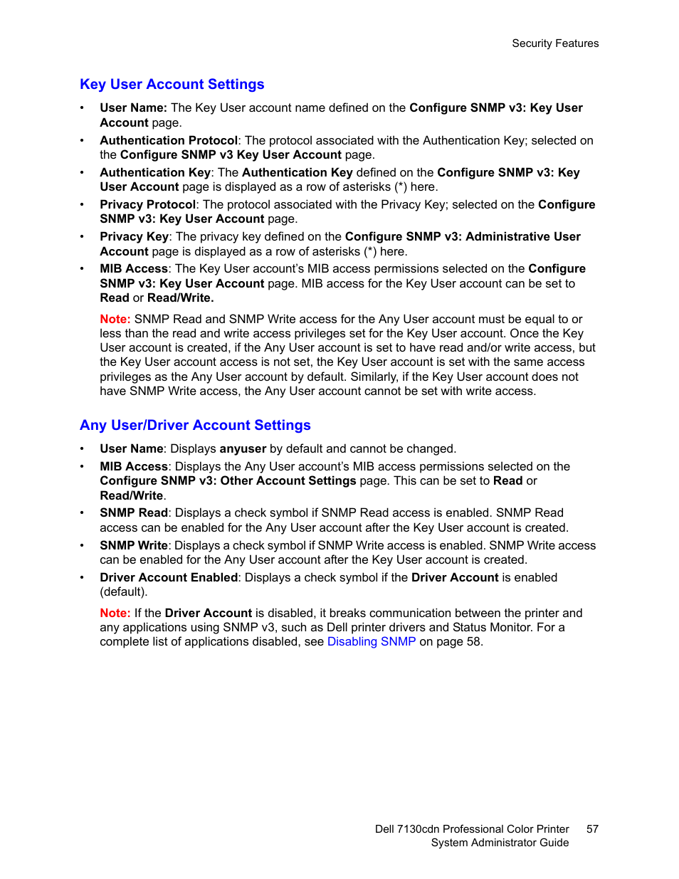 Dell 7130cdn Color Laser Printer User Manual | Page 57 / 116
